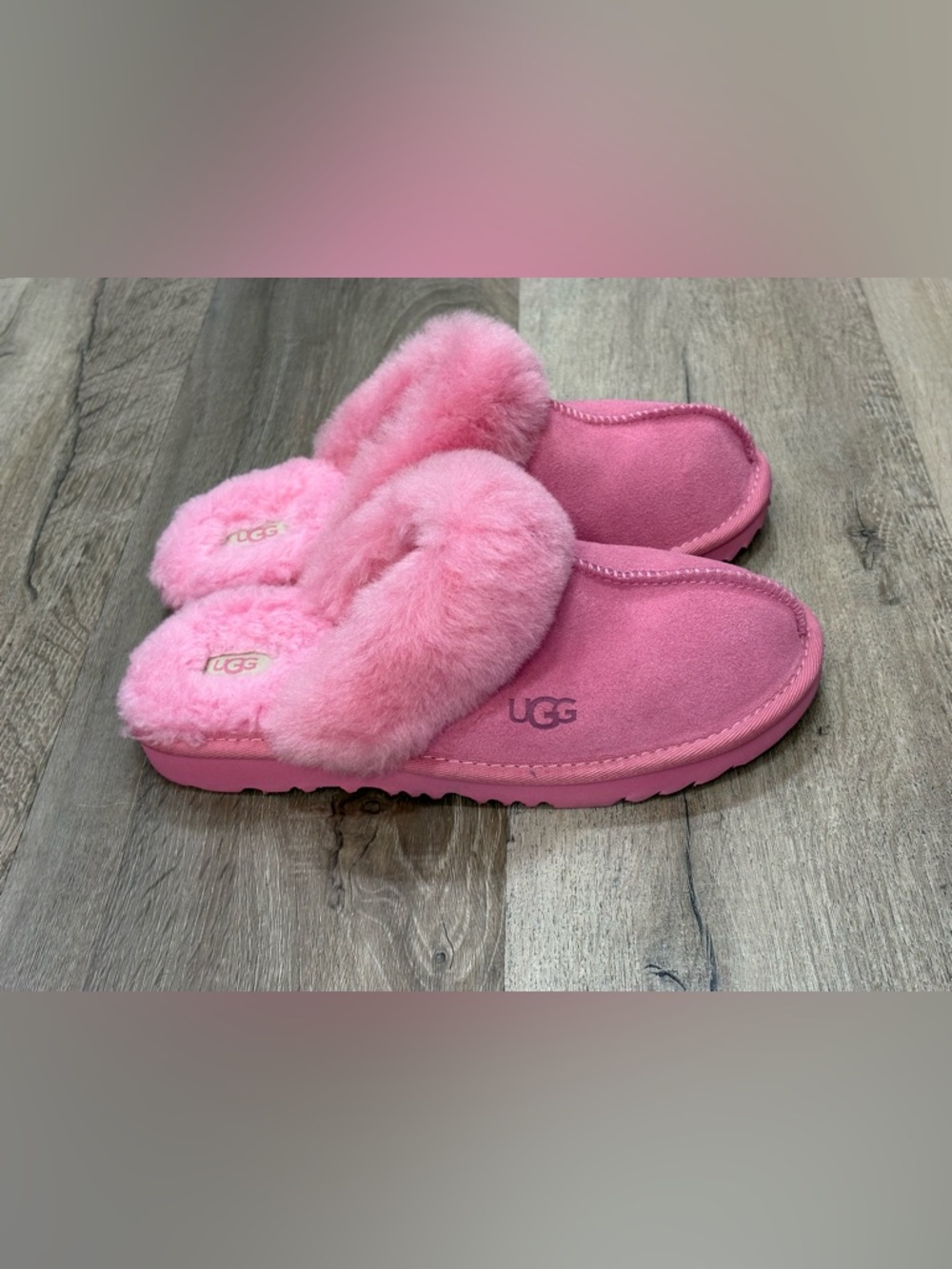 Ugg Cozy II Scuff Slip on slippers size 5 kids/ 7 womens